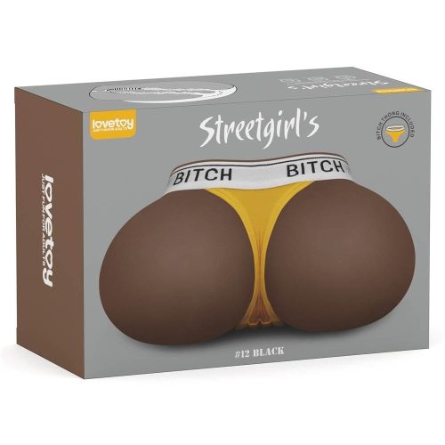 Streetgirl's #12 Black - Élethű vagina és popsi