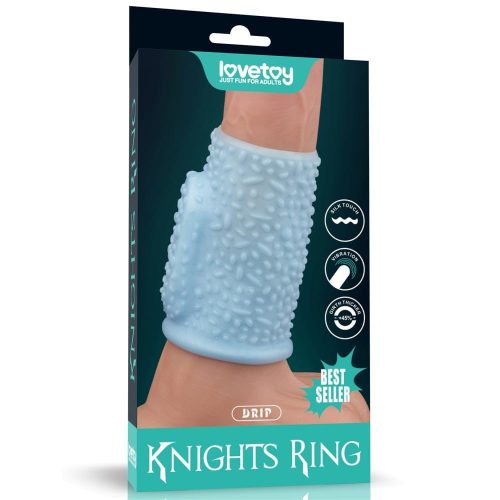 Vibrating Drip Knights Ring - Vibrációs pénisz feltét