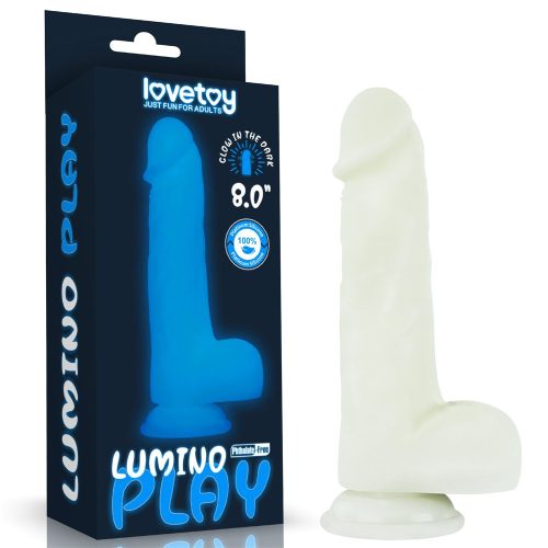 8.0'' Lumino Play Silicone Dildo - Élethű szilikon dildó 20,9 cm