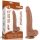 8.5'' Sliding Skin Dual Layer Dong - Élethű dildó 20 cm