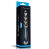 Twilight Gleam Glass Dildo- Rising Ripples - Üveg dildó 19 cm