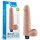 9" REAL SOFTEE Rechargeable Vibrating Dildo(Flesh) - Élethű vibrátor 22,6 cm
