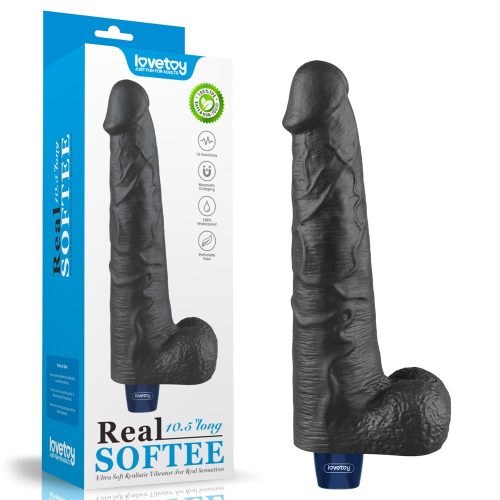10.5" REAL SOFTEE Rechargeable - Élethű vibrátor 27,2 cm