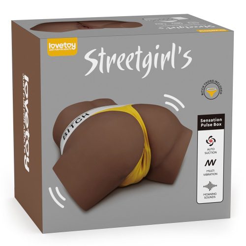 Streetgirl's Sensation Pulse (Brown) II - Élethű vagina és popsi