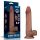 LOVE-TOY 8.5'' Sliding Skin Pro Dual Layer Silicone Dong II - Élethű dildó 21,6 cm