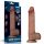 LOVE-TOY 9'' Sliding Skin Pro Dual Layer Silicone Dong - Élethű dildó 23,7 cm