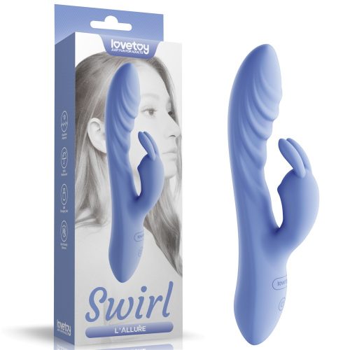 L'Allure Swirl - G-pont vibrátor, klitoriszkaros vibrátor 20,5 cm