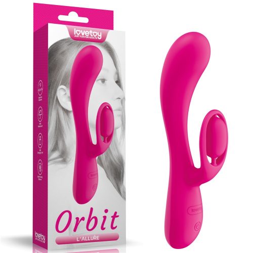 L'Allure Orbit - G-pont vibrátor, klitoriszkaros vibrátor 19,5 cm
