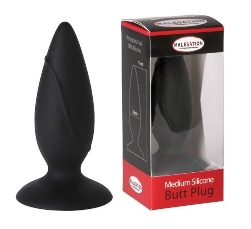 Malesation Silicone Plug Medium - Anál plug 9 cm