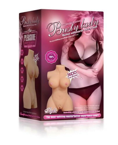 Busty Lady Half Body Sex Doll - Élethű mell, vagina és ánusz