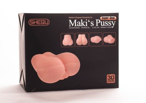 Maki's Butt Stroker - Élethű vagina és ánusz