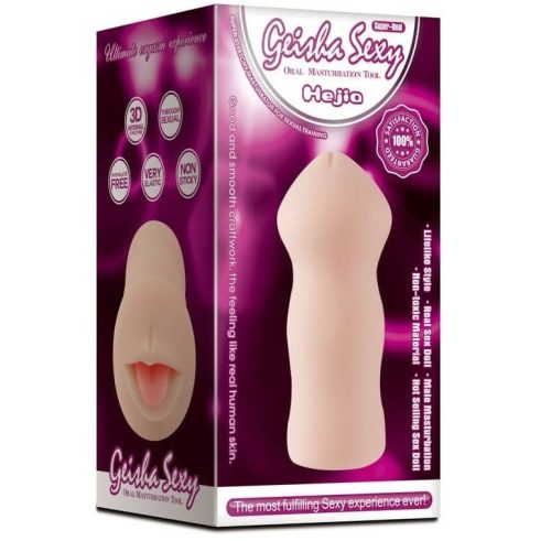 HejiaZ Mouth shape pocket pussy - Élethű száj