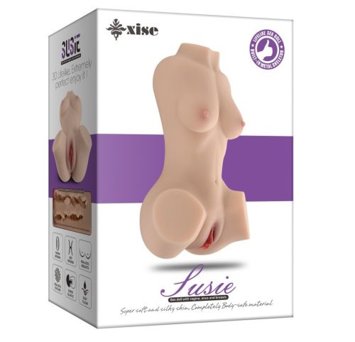 Susie Masturbator - Élethű vagina, ánusz és mell