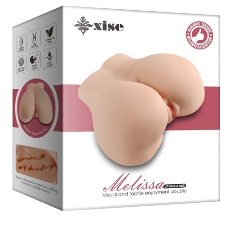 Melissa Ass Masturbator - Élethű vagina és popsi
