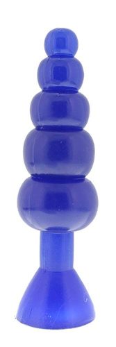 Bendable Butt Rattler Blue - Anál plug 20,3 cm