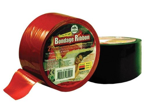 Bondage Ribbon 5cm/18mtr Red - Kötöző 18 méter