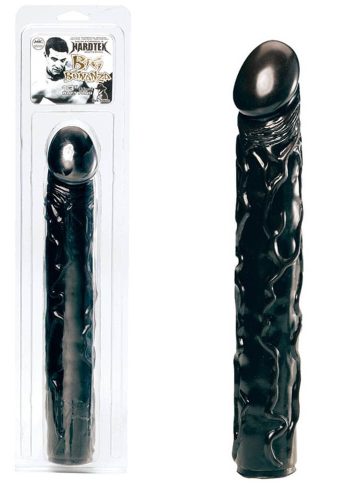 Big Bonanza 13" Black Butt Plug - Élethű óriás dildó 33 cm