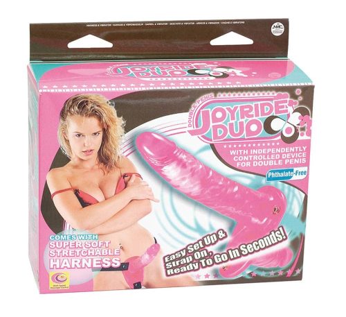 Joyride Duo Pink - felcstolható vibrátor 17 cm