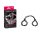 COTTON CUFFS BLACK - Bilincs