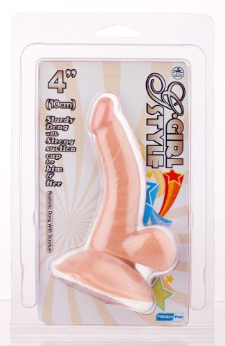 G-GIRL STYLE 4" - Élethű dildó 10 cm