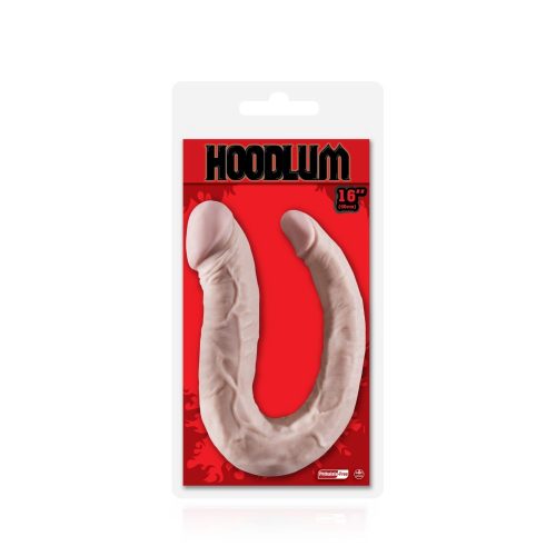 HOODLUM 16" U-SHAPED DONG - Dupla dildó 41 cm
