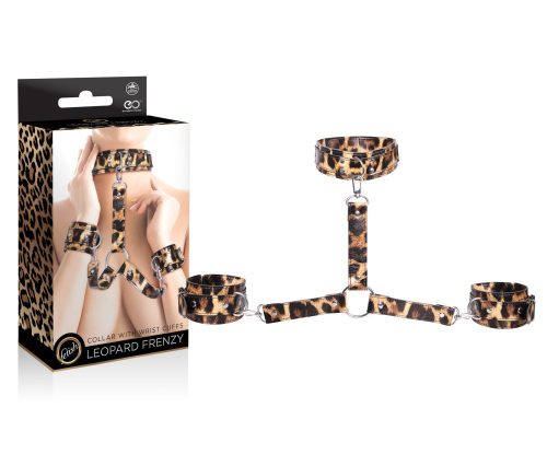 LEOPARD FRENZY COLLAR WITH  - Bilincs