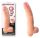 REAL SEDUCER Flexible Vibrating Dong 8.5" - Élethű vibrátor 22 cm