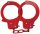 SEX EXTRA - METAL CUFFS RED - Bilincs