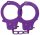 SEX EXTRA - METAL CUFFS PURPLE - Bilincs