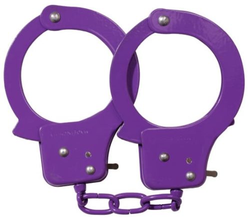 SEX EXTRA - METAL CUFFS PURPLE - Bilincs