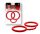 SEX EXTRA - SILICONE CUFFS RED - Bilincs