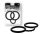SEX EXTRA - SILICONE CUFFS BLACK - Bilincs