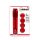 VIBBRANT PORTABLE VIBRATOR RED - 14 cm vibrátor