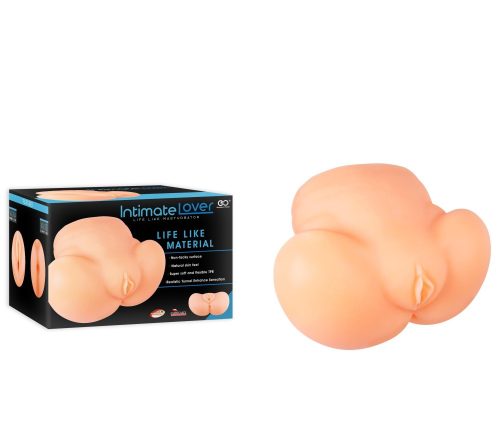 INTIMATE LOVER TPR MASTURBATOR 6.4" - Élethű vagina és ánusz