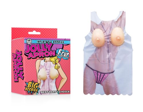 NOVELTY APRON - Kötény, felfújható mellekkel