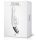 TITANZ 8.5" SILICONE RECHARGEABLE VIBRATOR IN IVORY - Fehér G-pont vibrátor 21,5 cm
