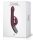 TITANZ 8.5" SILICONE RECHARGEABLE VIBRATOR IN RUBINE - Piros, G-pont vibrátor 21,5 cm