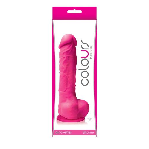 Colours Pleasures Small Pink - Élethű dildó 17,8 cm