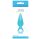 Jolie Pleasures Mini Aqua - Anál plug 9 cm
