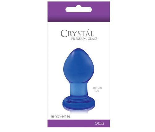 Crystal Small Blue - Anál plug 6,4 cm