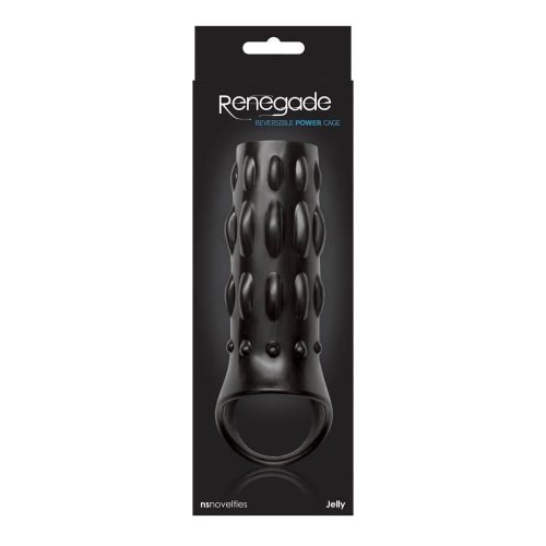 Renegade Reversible Power Cage Black - Pénisz feltét
