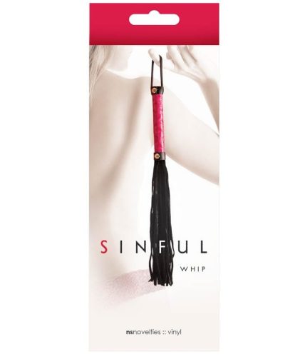 Sinful Whip Pink - Korbács 20 cm