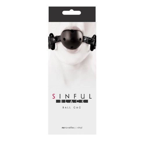 Sinful Ball Gag Black - Szájpecek