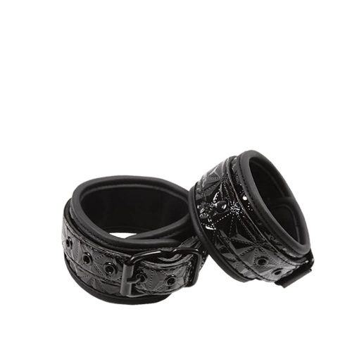 Sinful Ankle Cuffs Black - Bilincs