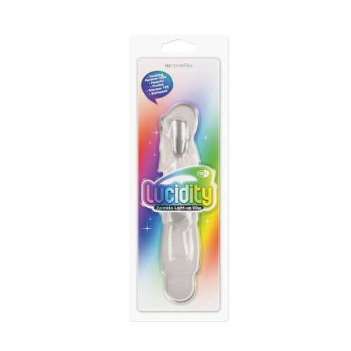Lucidity: Twinkle Light-up Vibe - Vibrátor 19 cm