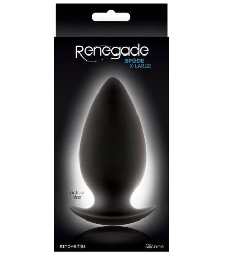 Renegade Spades X Large Black - anál plug 11,2 cm
