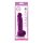 ColourSoft 5 inch Soft Dildo Purple - Élethű szilikon dildó 17 cm