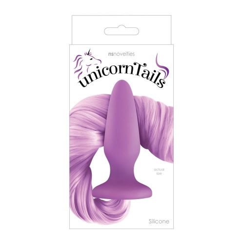 Unicorn Tails Pastel Purple - Anál plug 10,3 cm