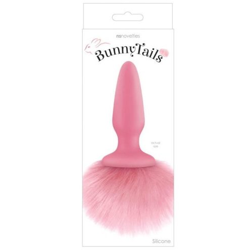 Bunny Tails Pink - Anál plug 10,3 cm