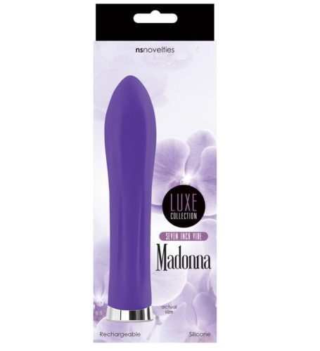 Luxe Madonna Straight Seven Purple - G-pont Vibrátor 17,6 cm